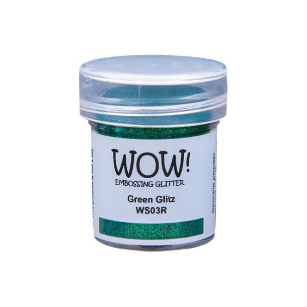 WOW! Embossing Powder Glitter  Green Glitz 15ml WS03R 