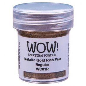 WOW! Embossing Powder  Gold Rich Pale Regular 15ml WC01R