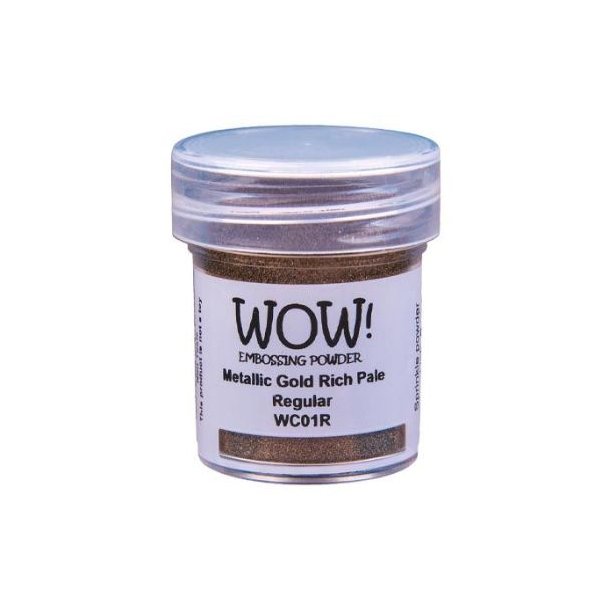 WOW! Embossing Powder  Gold Rich Pale Regular 15ml WC01R