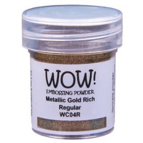WOW! Embossing Powder Gold Rich Regular 15ml WC04R