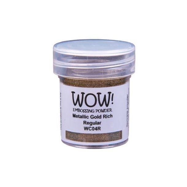 WOW! Embossing Powder Gold Rich Regular 15ml WC04R
