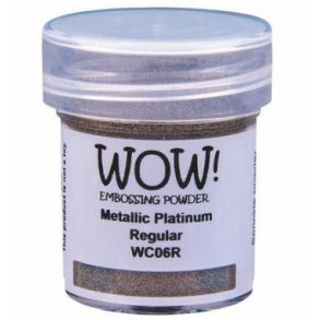 WOW! Embossing Powder  Platinum Regular 15ml WC06R 