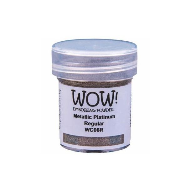 WOW! Embossing Powder  Platinum Regular 15ml WC06R 