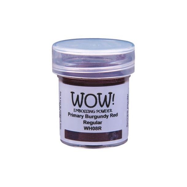 WOW!Embossing Powder Primary Burgundy Red Regular 15ml WH08R