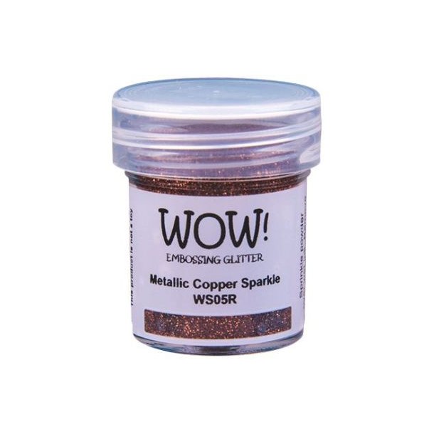 WOW! Embossing Powder Glitter Metallic Copper Sparkle 15ml WS05R