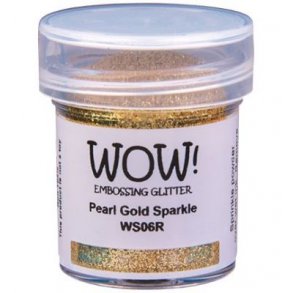 WOW! Embossing Powder Glitter Pearl Gold Sparkle 15ml WS06R