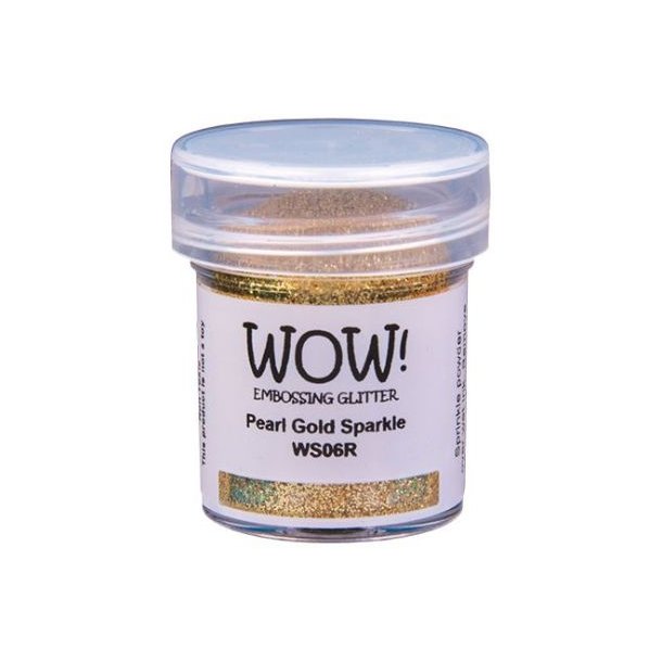 WOW! Embossing Powder Glitter Pearl Gold Sparkle 15ml WS06R