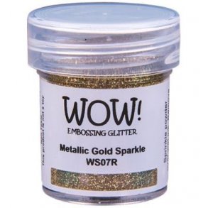 WOW! Embossing Powder Glitter  Metallic Gold Sparkle 15ml WS07R
