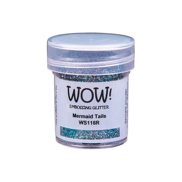 WOW! Embossing Powder  Glitter  Mermaid Tails 15ml WS116R
