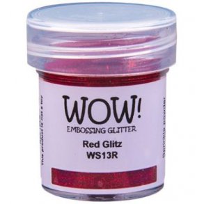WOW! Embossing Powder Glitter Red Glitz 15ml 