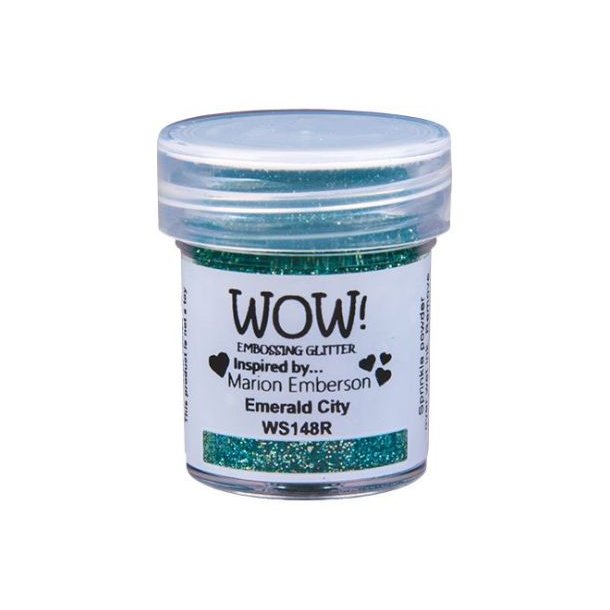 WOW! Embossing Powder Glitter Emerald City 15ml WS148R