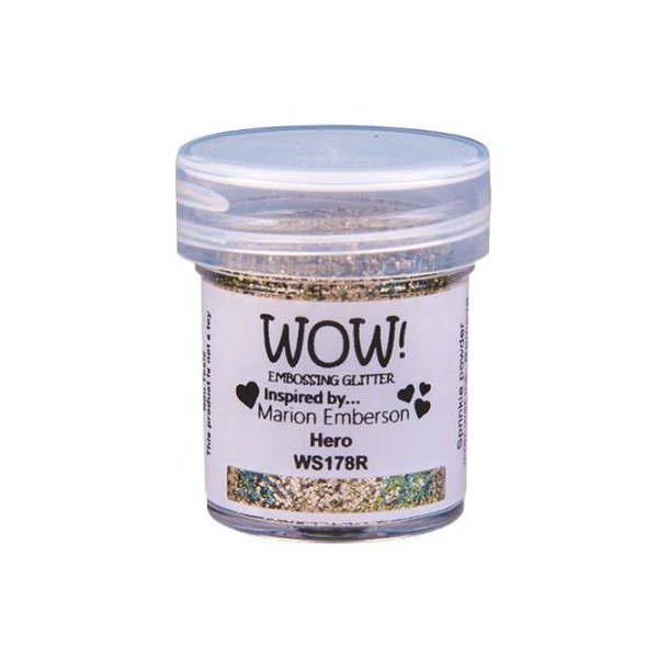 WOW! Embossing Powder Glitter  Hero 15ml WS178R