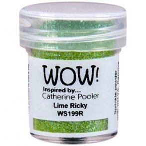WOW! Embossing Powder Glitter  Lime Rickey 15ml WS199R