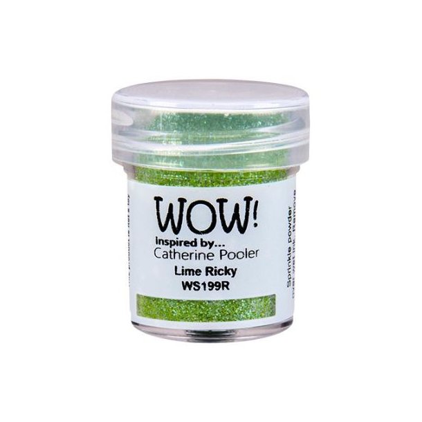 WOW! Embossing Powder Glitter  Lime Rickey 15ml WS199R