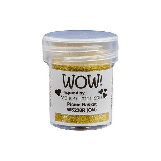 WOW! Embossing Powder Glitter Picnic Basket 15ml WS238R