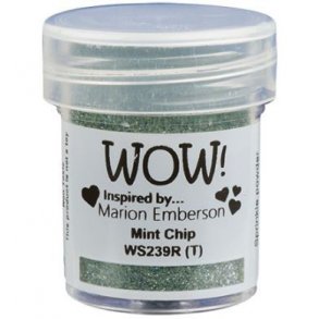 WOW! Embossing Powder Glitter Mint Chip 15ml WS239R