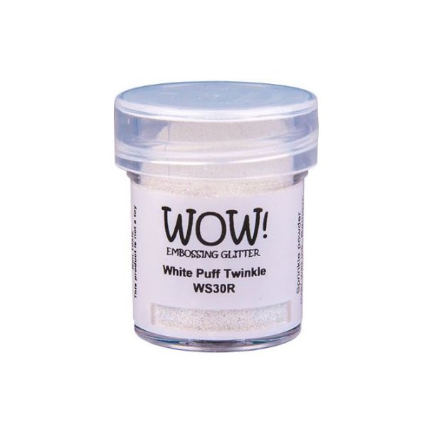 WOW! Embossing Powder Glitter White Puff Twinkle 15ml WS30R 