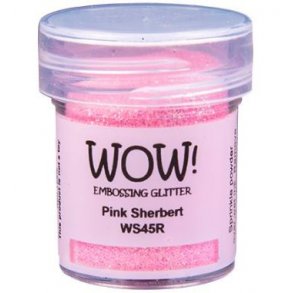 WOW! Embossing Powder Glitter Pink Sherbert 15ml WS45R