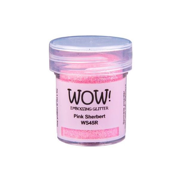 WOW! Embossing Powder Glitter Pink Sherbert 15ml WS45R