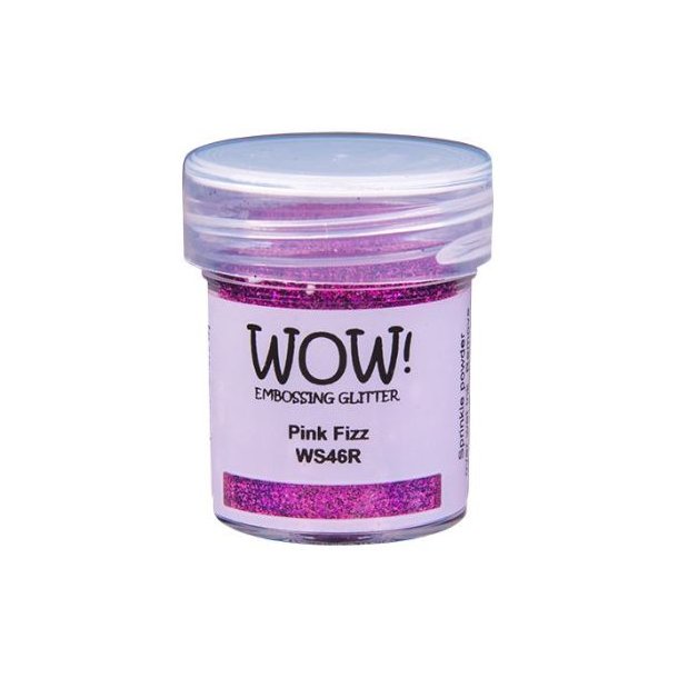 WOW! Embossing Powder Glitter Pink Fizz 15ml WS46R