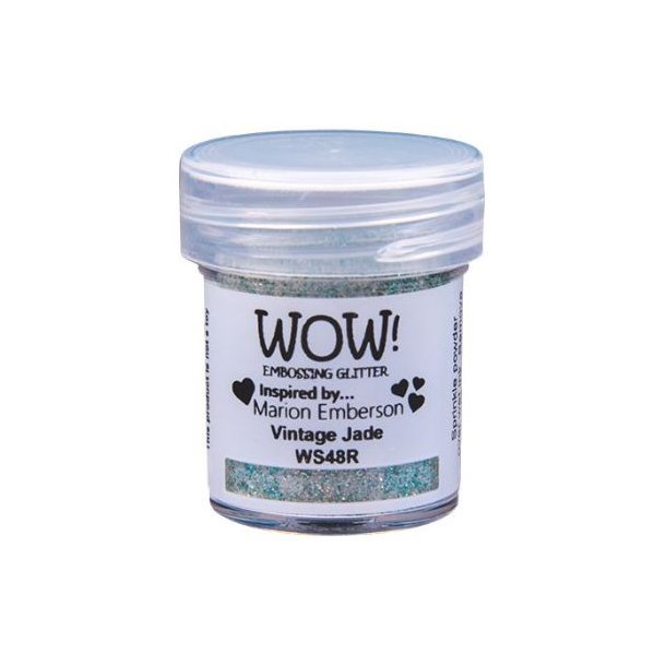 WOW! Embossing Powder Glitter Vintage Jade 15ml WS48R