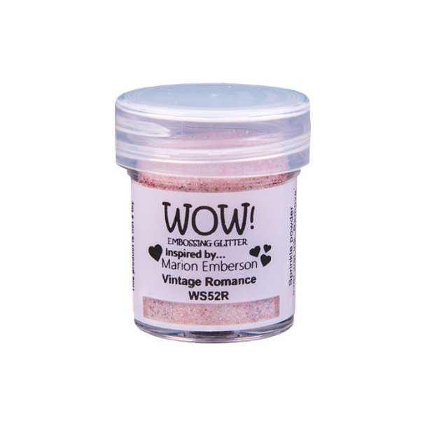 WOW! Embossing Powder Glitter Vintage Romance 15ml WS52R