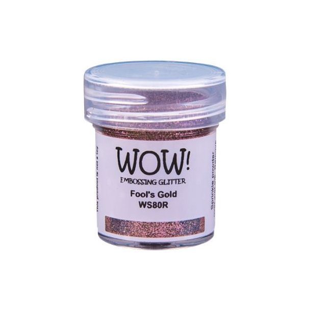 WOW! Embossing Powder Glitter  Fool's Gold 15ml WS80R