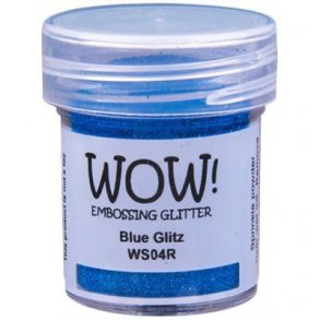WOW! Embossing Powder Glitter Blue Glitz 15ml WS04R