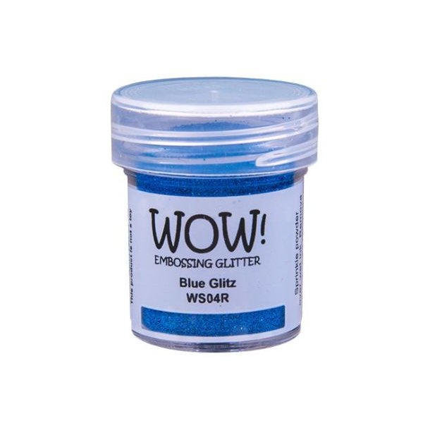 WOW! Embossing Powder Glitter Blue Glitz 15ml WS04R